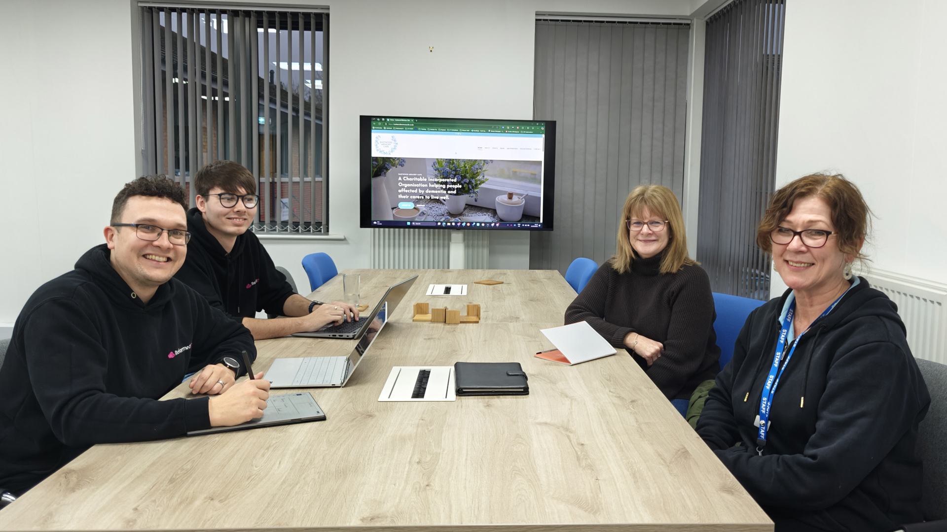 Nottinghamshire IT Firm Steps Up to Support Eastwood Memory Café — illustration